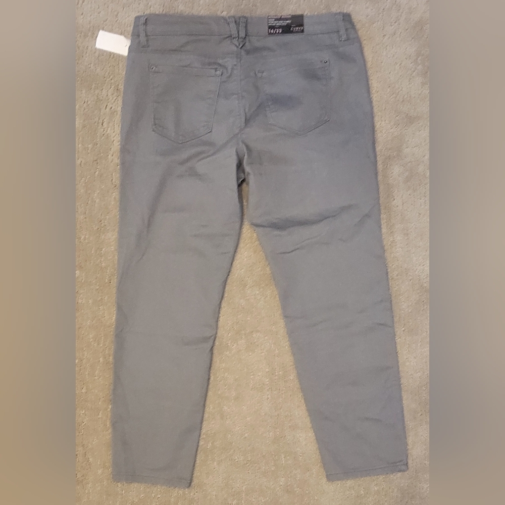Chic Gray Pants/Jeggings - Picture 2 of 10